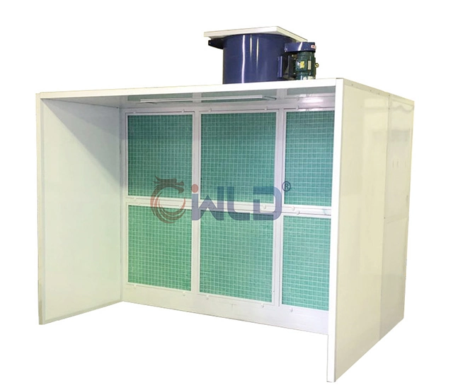 Wld Open Face Spray Booth Small Paint Booth Mini Paint Oven Spraying Painting Booth/Oven/Room/Chamber Spraying Painting Baking Booth/Oven/Room/Chamber